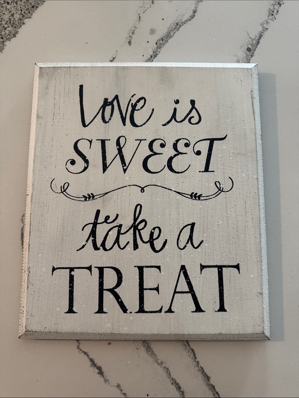 Love Is Sweet Take a Treat Sign
